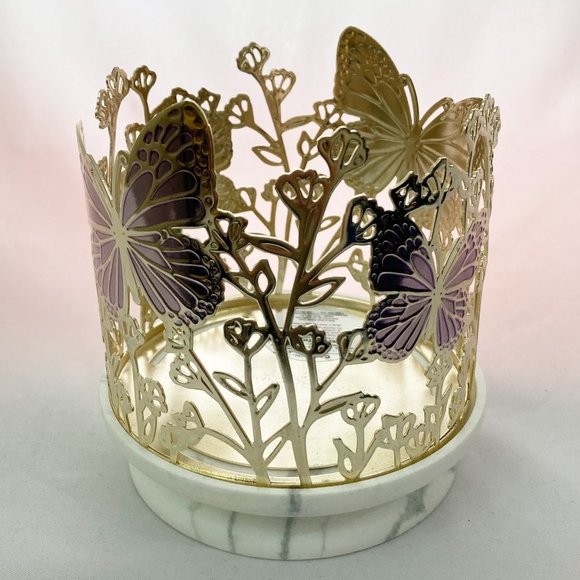 Bath & Body Works | Accents | Bath Body Works Gold Butterflies Marble ...